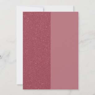Customizable Rose Gold Split Card Invitation