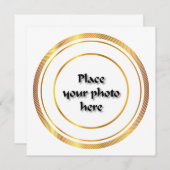 Customizable round frame (Front/Back)