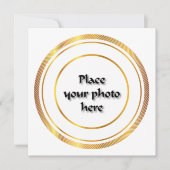 Customizable round frame (Front)