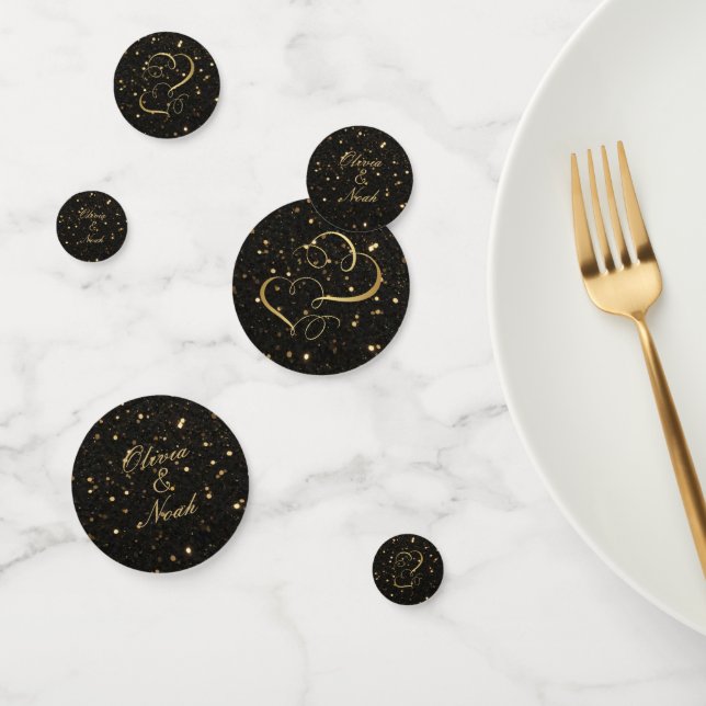 Customizable Round Wedding Table Confetti (Group)