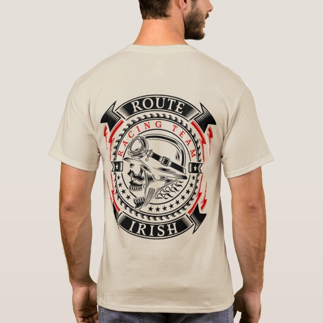 Customizable "ROUTE IRISH RACING TEAM 2" T-Shirt (Back)