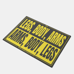 Customizable Rowing Technicus Fitness Entrance Doormat