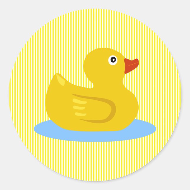 Customizable Rubber Ducky Stickers (Front)