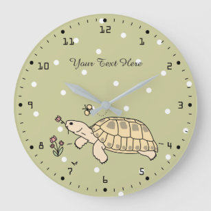 Customizable Russian Tortoise Clock