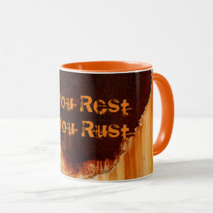 Customizable Rust Art Cool Fun Unique Mug