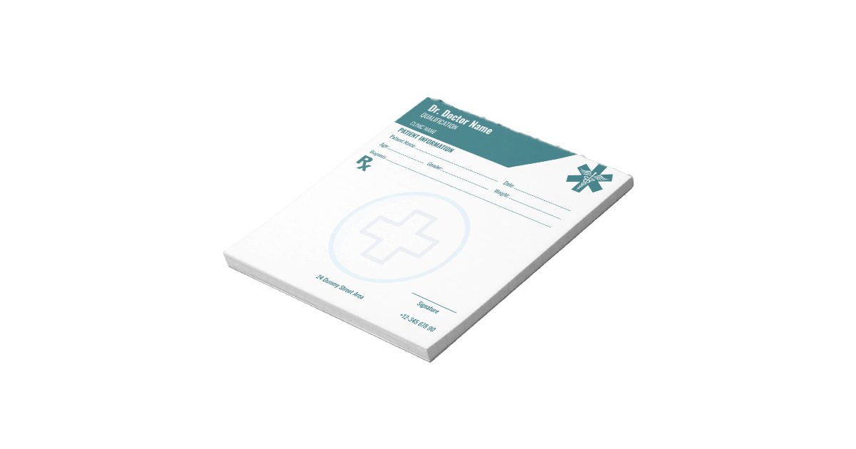 Customizable RX Pad for Doctors - Prescription Pad | Zazzle