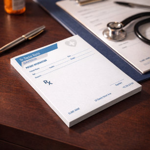 Customizable RX Pad for Doctors - Prescription Pad
