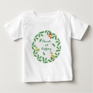 Customizable Safari Birthday party Baby T-Shirt