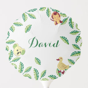 Customizable Safari Birthday party Balloon