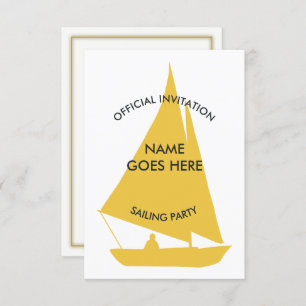 Customizable Sailing Party Invitation
