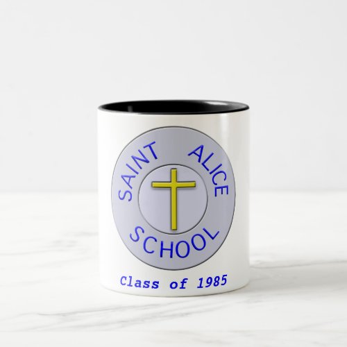 Customizable Saint Alice School Color Class of Two_Tone Coffee Mug