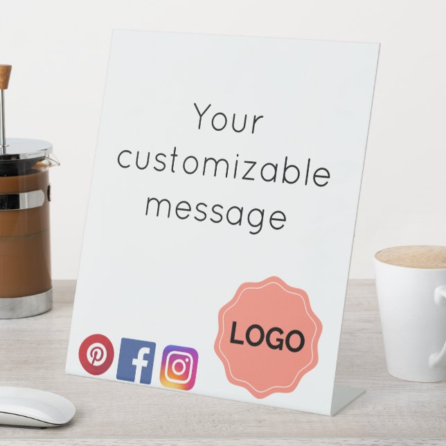 Customizable salon or spa sign (In SItu)