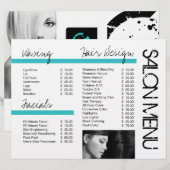 Customizable Salon Three Fold Flyer (Front/Back)