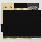 Customizable Salon Three Fold Flyer (Front/Back)