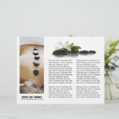 Customizable Salon Three Fold Flyer (Standing Front)