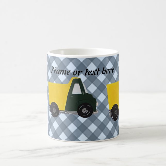 Customizable sand truck coffee mug (Center)