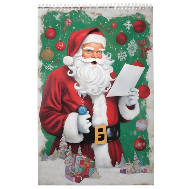Customizable Santa Calander For Christmas Gift Calendar (Cover)