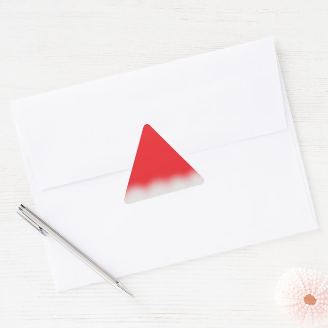 Customizable Santa Hat Sticker (Envelope)