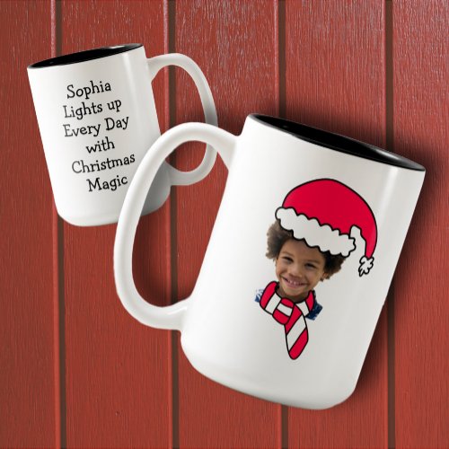 Customizable Santa Photo Booth Mug