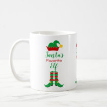 Customizable Santa's Elf Christmas Coffee Mug