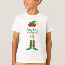 Customizable Santa's Elf Christmas T-Shirt