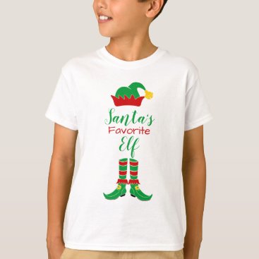 Customizable Santa's Elf Christmas T-Shirt