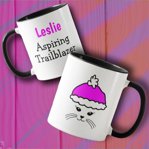 Customizable Sassy Cat Trailblazer Mug