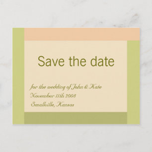 Customizable Save the Date : Authentic Announcement Postcard