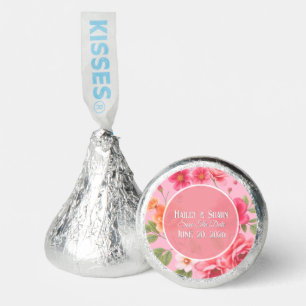 Customizable "Save The Date" floral  Hershey®'s Kisses®