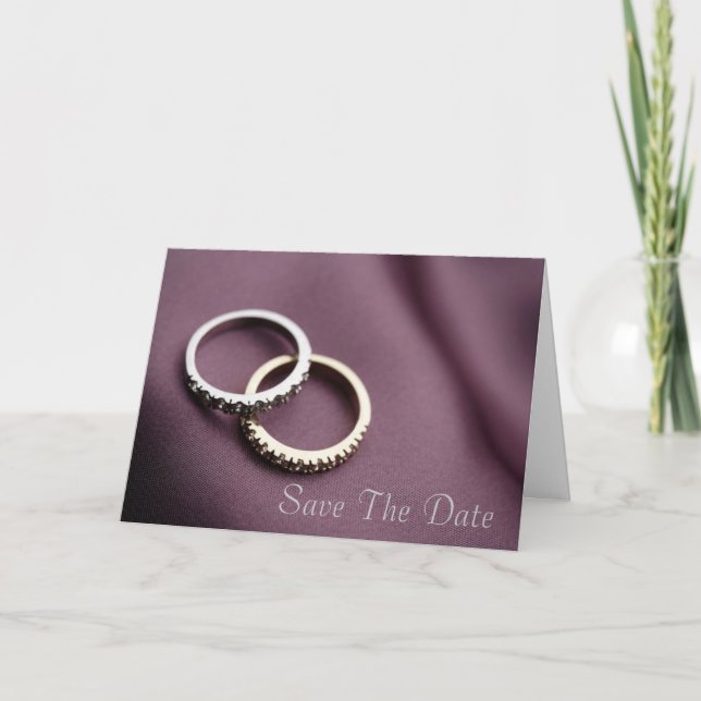 Customizable Save The Date Greeting Cards (Front)