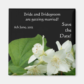 Customizable Save the Date Magnet, Mock Orange Magnet