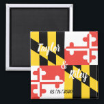 Customizable Save the Date MD Wedding Magnet<br><div class="desc">Maryland Wedding Save the Date Magnet</div>