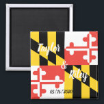 Customizable Save the Date MD Wedding Magnet<br><div class="desc">Maryland Wedding Save the Date Magnet</div>