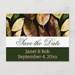 Customizable save the date postcard 