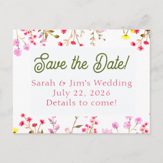 customizable save the date postcards