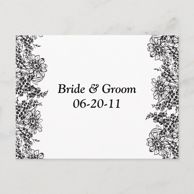 Customizable Save The Date Postcards (Front)