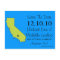 Customizable Save the Date State - CALIFORNIA