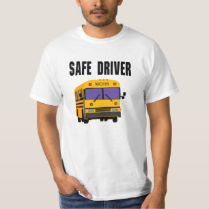 Customizable School Bus Driver T Shirt