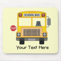 Customizable School Bus Mouse Pad Customizable School Bus Mouse Pad