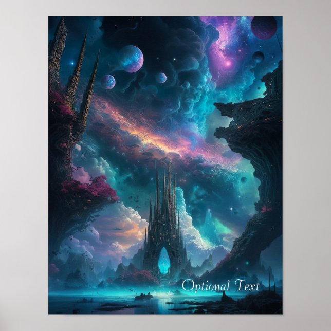 Customizable Sci-Fi Fantasy Poster (Front)