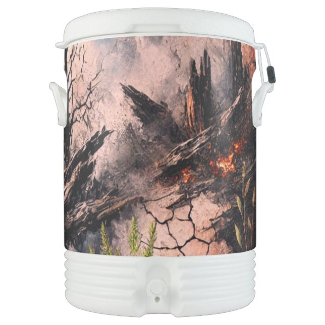Customizable Scorched Earth Cooler (Front)