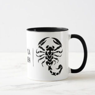 Customizable - Scorpion and Your Initials Mug. Mug