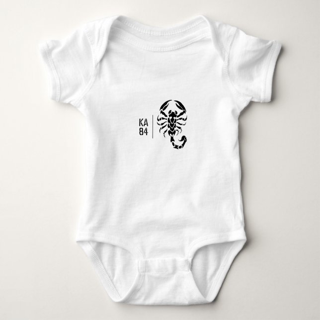 Customizable - Scorpion and Your Initials T-Shirt (Front)