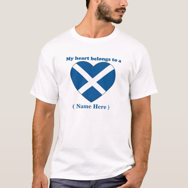 Customizable Scotland T-shirt (Front)