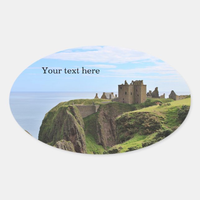 Customizable Scottish Castle Sticker (Front)