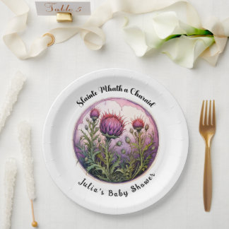 Customizable Scottish Party Plate