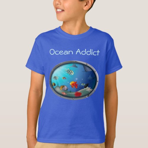 Customizable Sea Life Scene T_Shirt