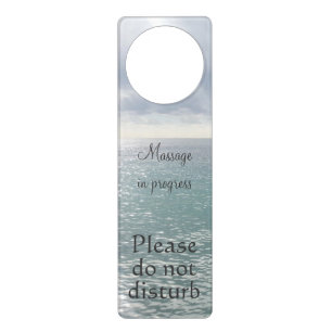 Customizable Sea-Themed Do Not Disturb Door Hanger