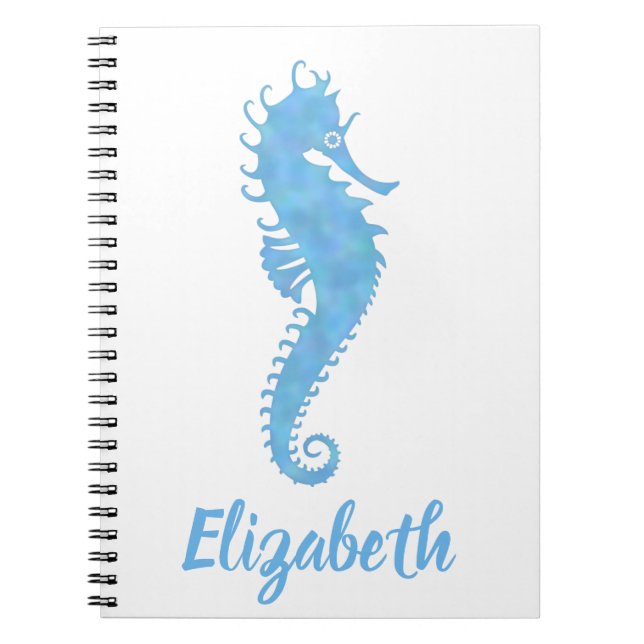 Customizable Seahorse Notebook (Front)