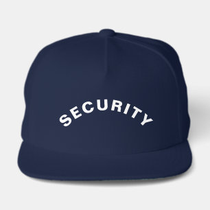 Customizable SECURITY Text Statement Navy Snap Back Hat